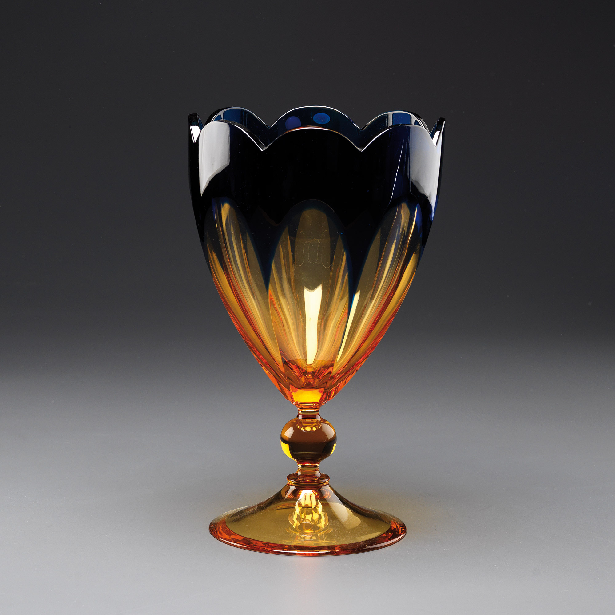 crystal cup 2 amber