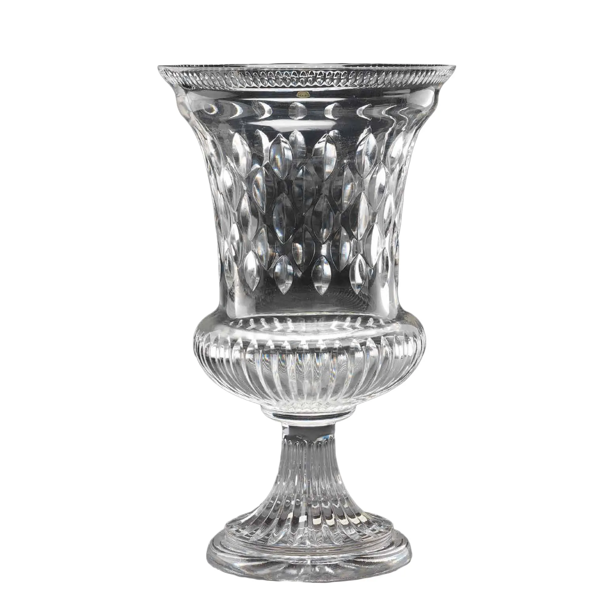 clear crystal cup